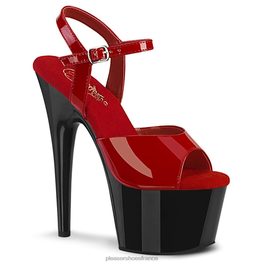 H4842109 adorer-709 Pleaser Shoes rouge noir
