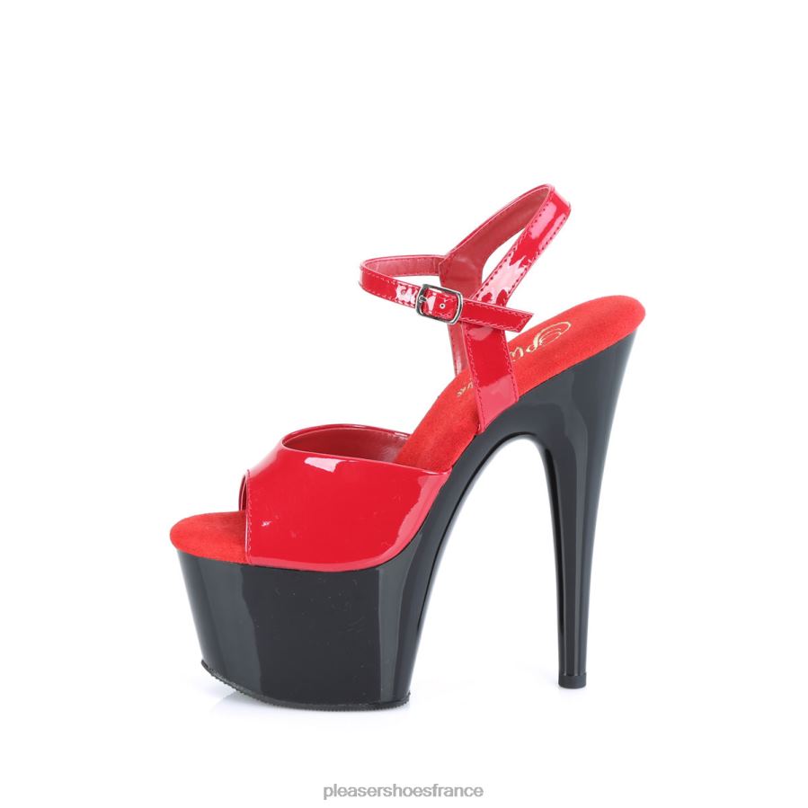 H4842109 adorer-709 Pleaser Shoes rouge noir
