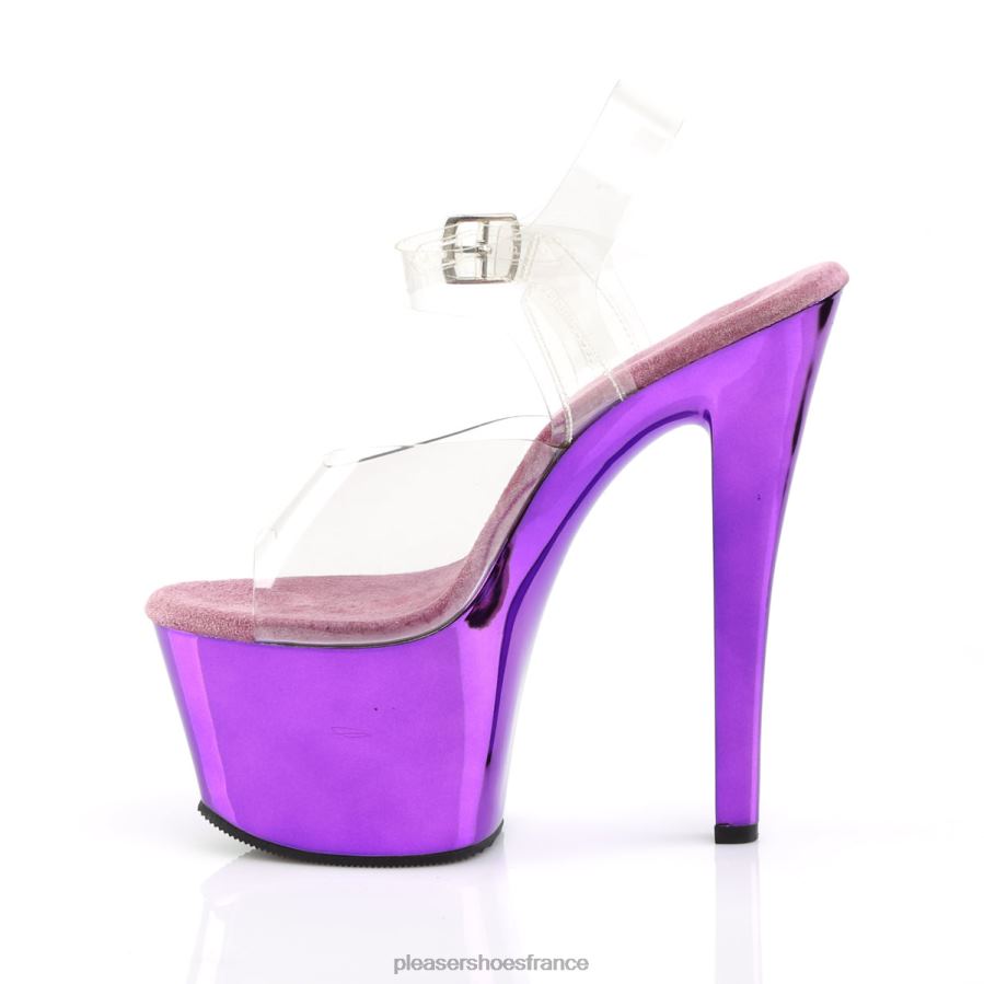 H4842132 ciel-308 Pleaser Shoes clair/violet