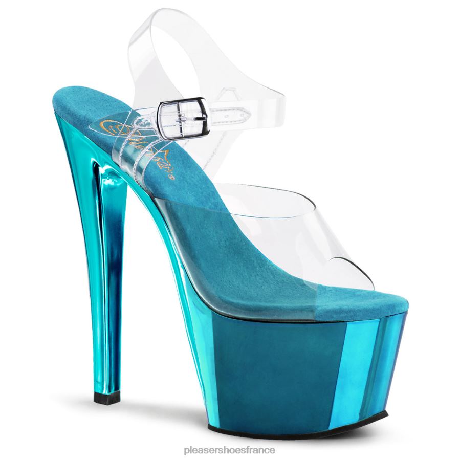 H4842135 ciel-308 Pleaser Shoes clair/bleu sarcelle