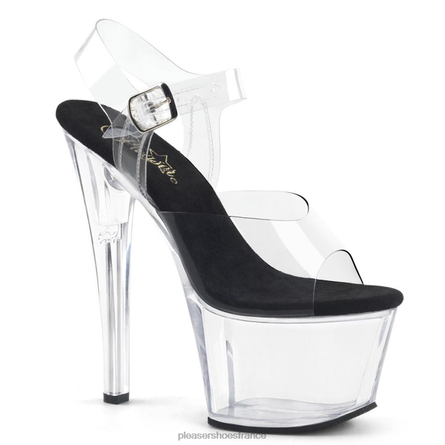 H4842136 ciel-308 Pleaser Shoes noir/clair
