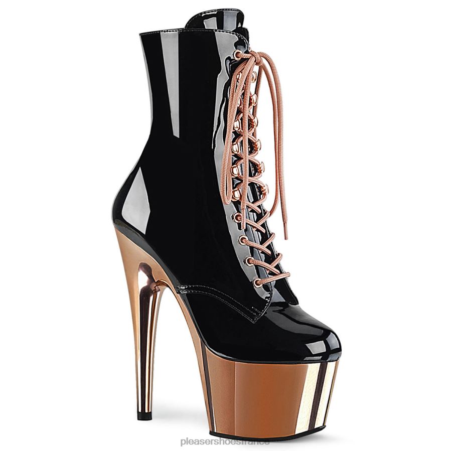 H484226 adorer-1020 Pleaser Shoes noir/or rose