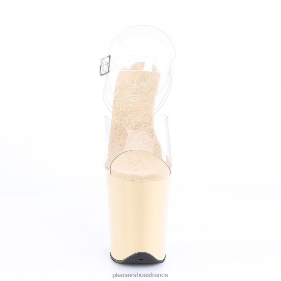 H484231 flamant rose-808 Pleaser Shoes clair/beige