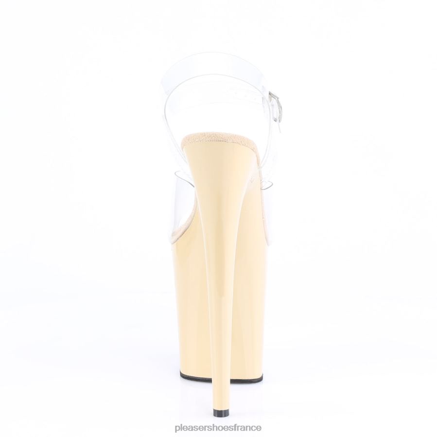 H484231 flamant rose-808 Pleaser Shoes clair/beige