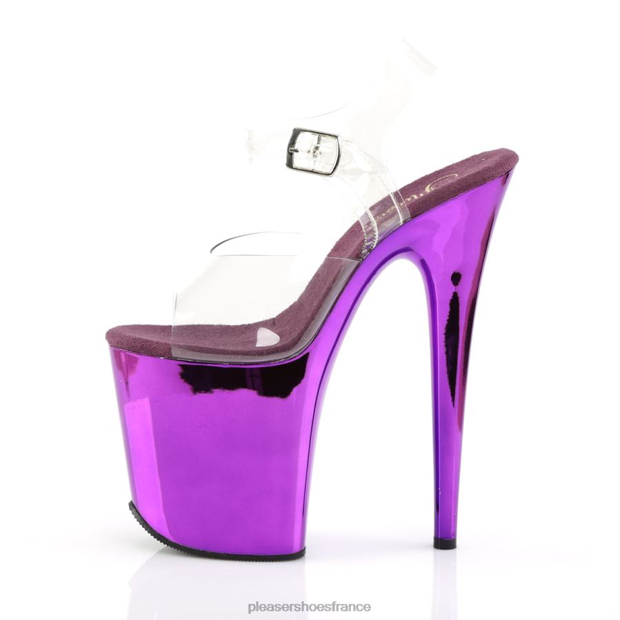 H484235 flamant rose-808 Pleaser Shoes clair/violet