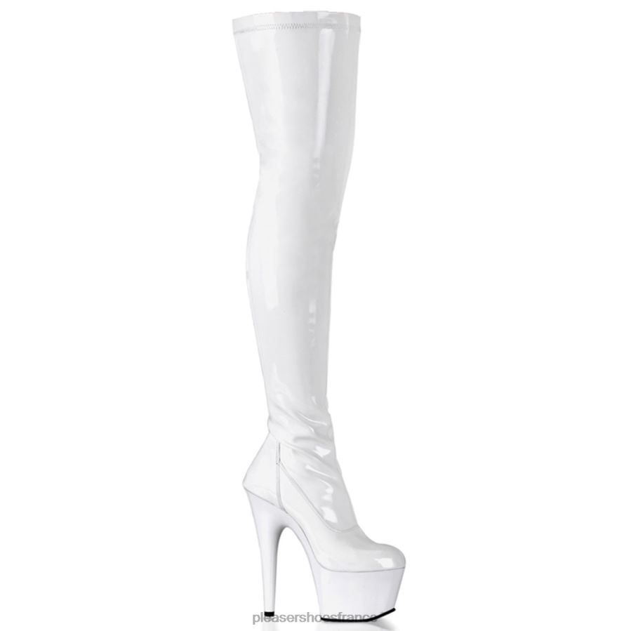 H484239 adorer-3000 Pleaser Shoes blanc