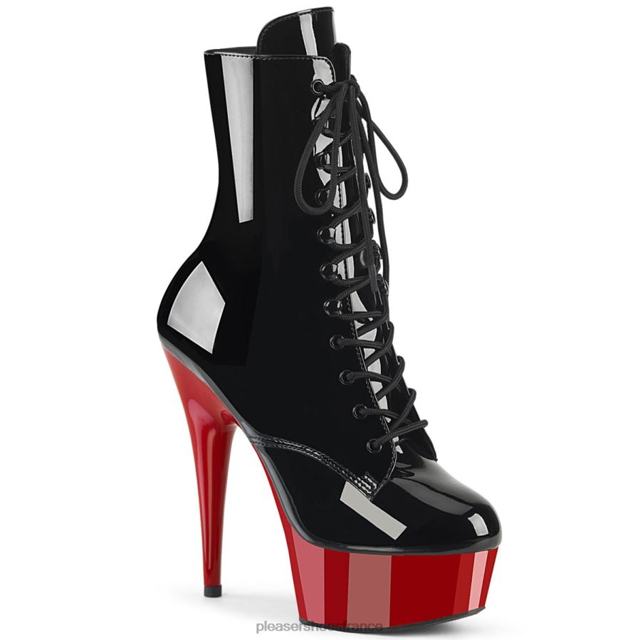 H484245 délice-1020 Pleaser Shoes noir rouge