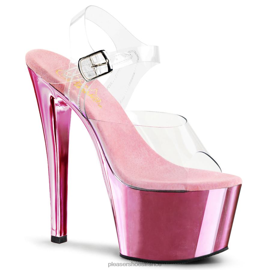 H484254 ciel-308 Pleaser Shoes clair/rose bébé