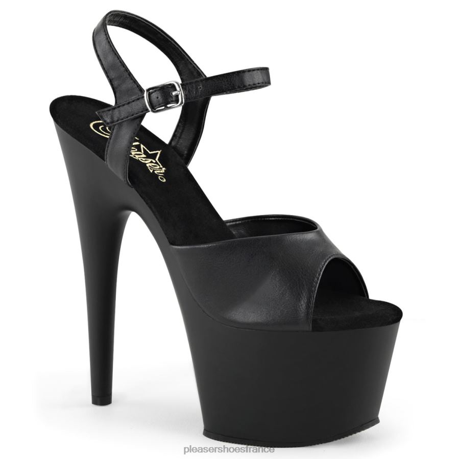 H484262 adorer-709 Pleaser Shoes simili cuir noir/noir