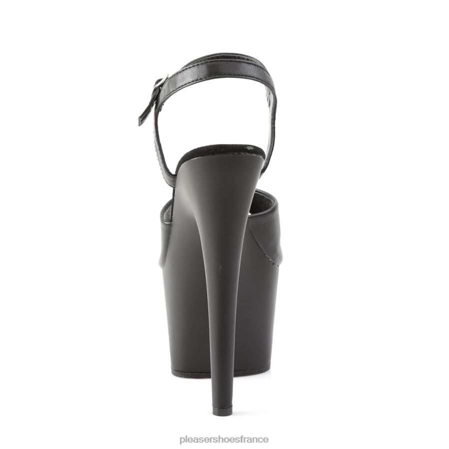 H484262 adorer-709 Pleaser Shoes simili cuir noir/noir