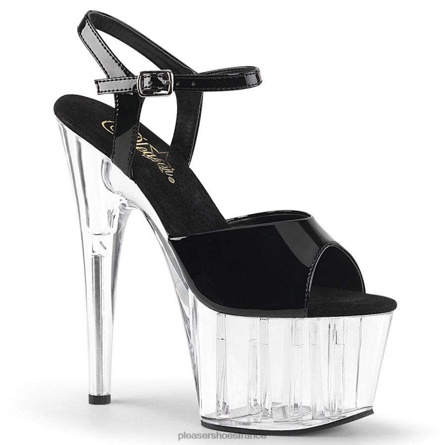 H484263 adorer-709 Pleaser Shoes noir/clair