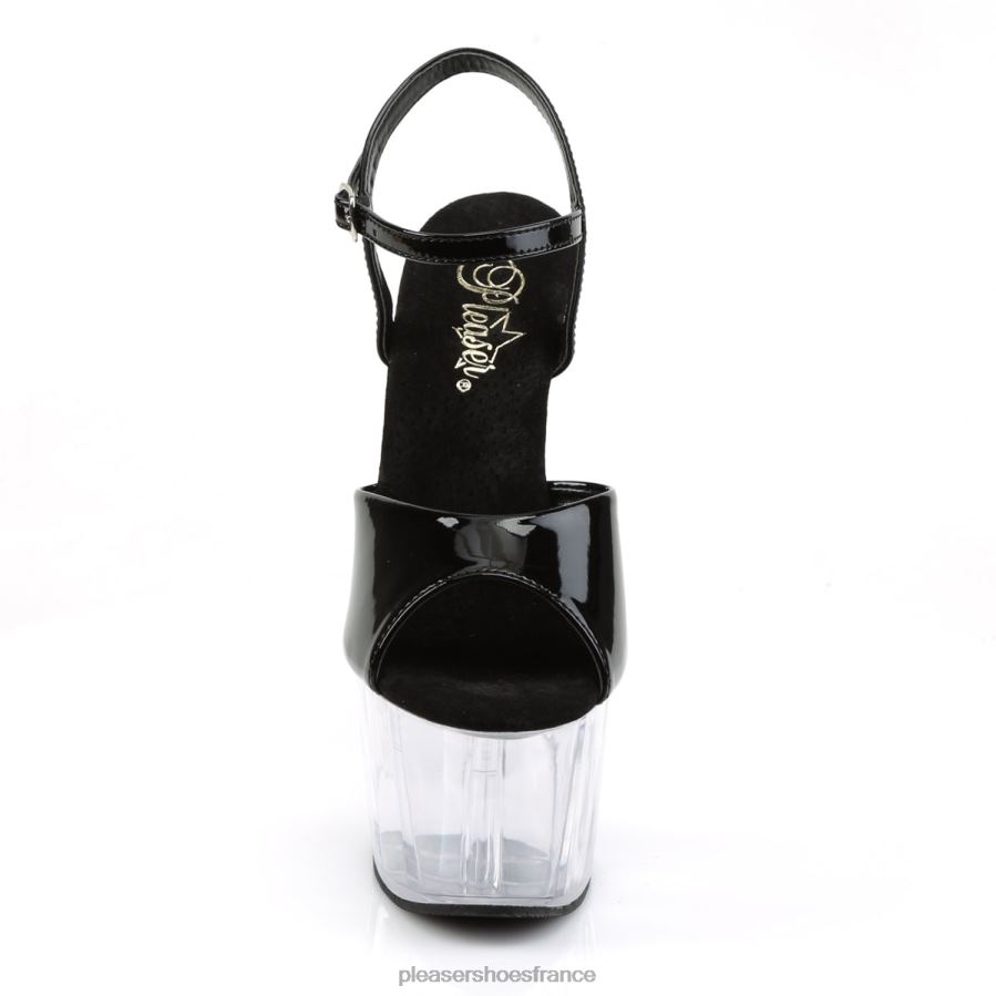 H484263 adorer-709 Pleaser Shoes noir/clair