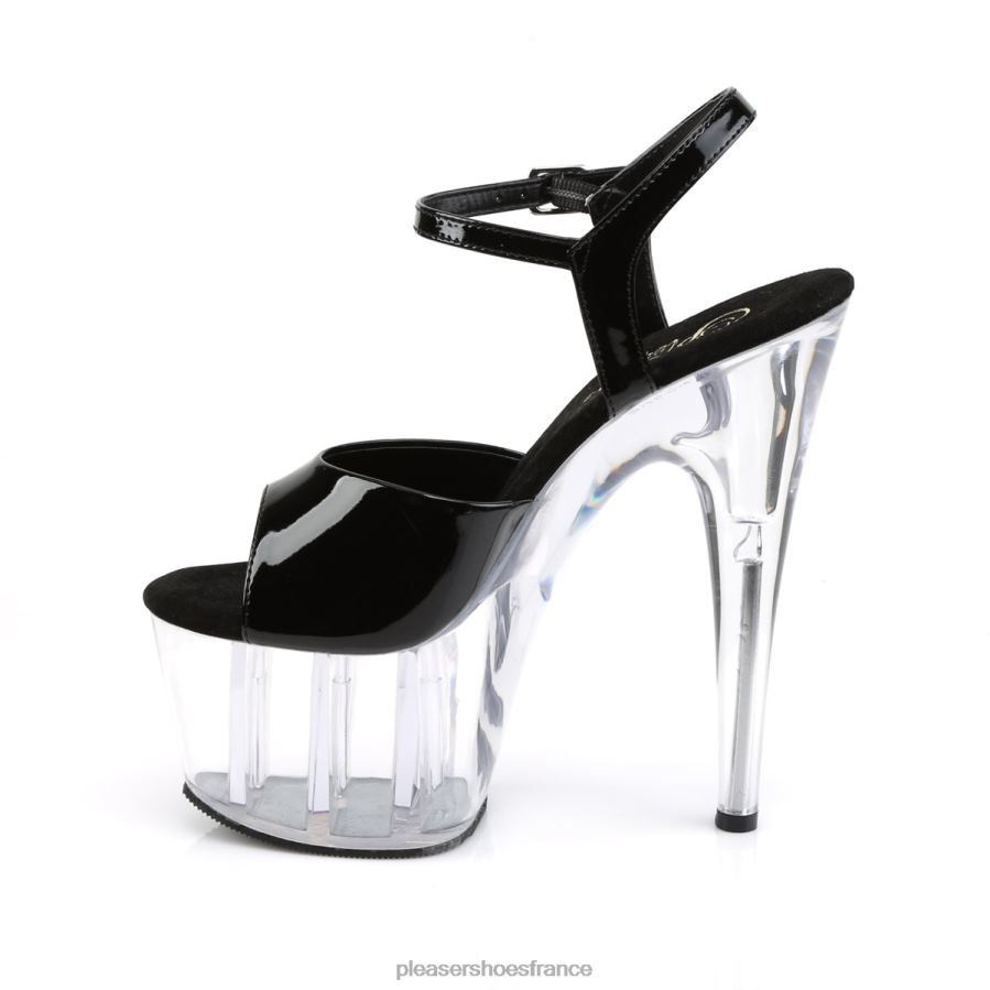 H484263 adorer-709 Pleaser Shoes noir/clair