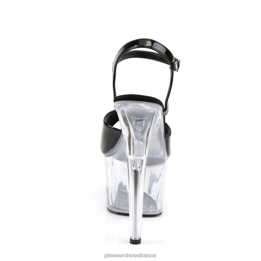 H484263 adorer-709 Pleaser Shoes noir/clair