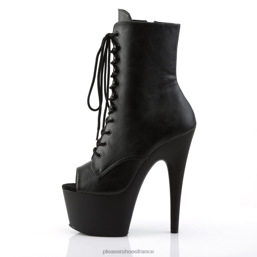 H484277 adorer-1021 Pleaser Shoes simili cuir noir/noir