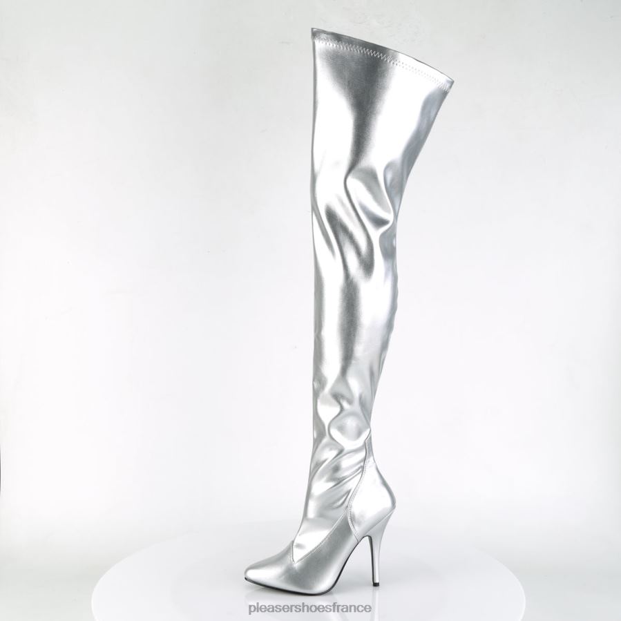 H484293 séduire-3000 Pleaser Shoes argent