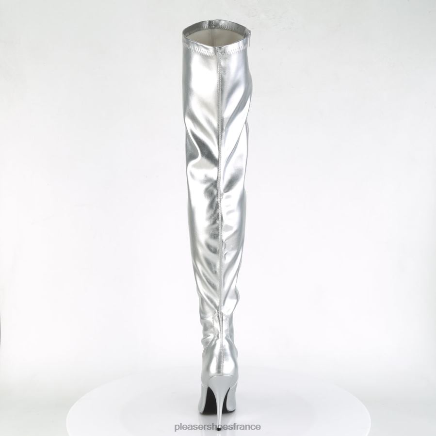 H484293 séduire-3000 Pleaser Shoes argent