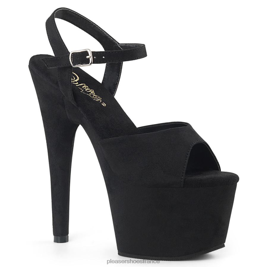 H4842352 adore-709fs Pleaser Shoes Suède noir
