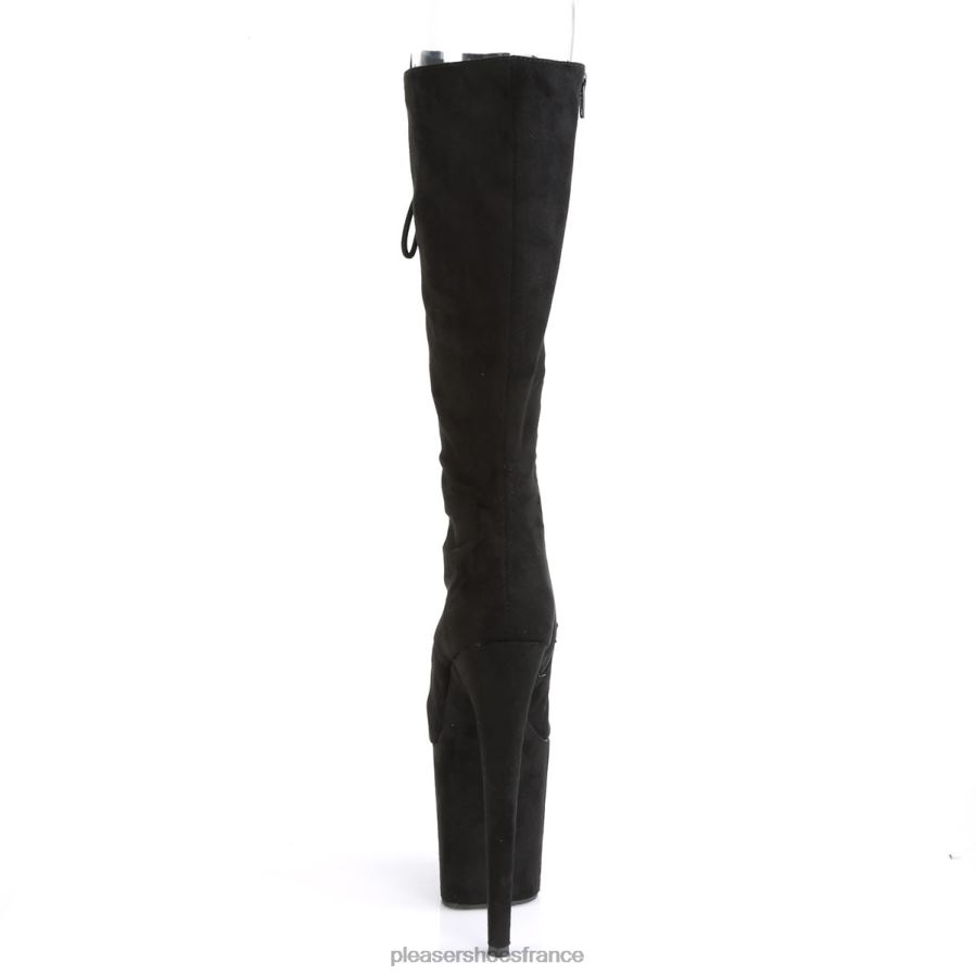 H4842374 flamant rose-2051fs Pleaser Shoes Suède noir