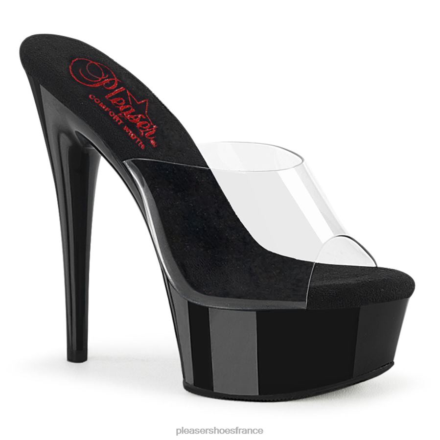 H4842397 exciter-601 Pleaser Shoes clair/noir
