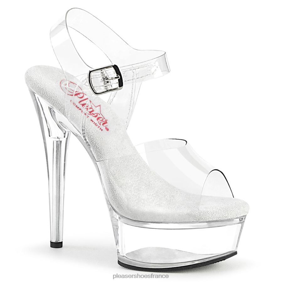 H4842400 exciter-608 Pleaser Shoes clair