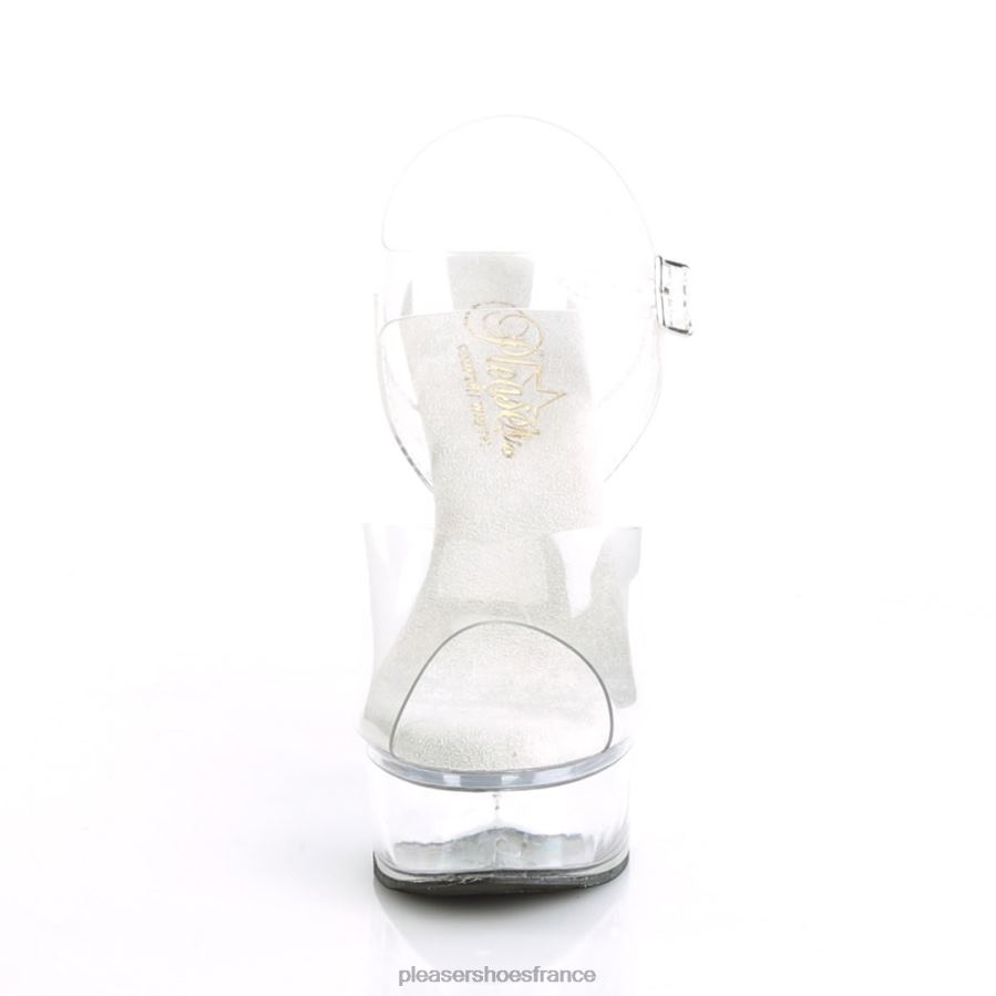 H4842400 exciter-608 Pleaser Shoes clair