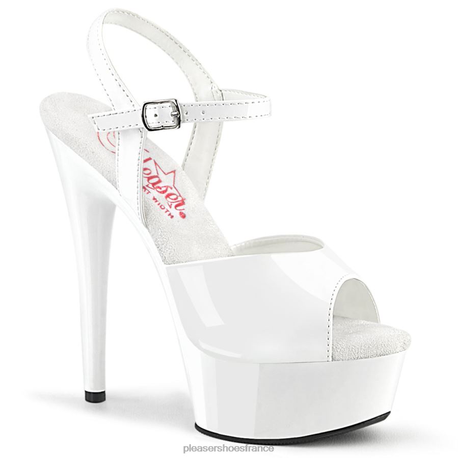 H4842405 exciter-609 Pleaser Shoes blanc