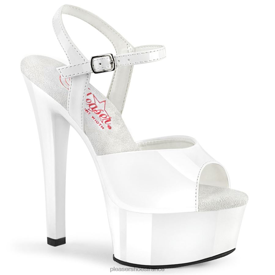 H4842414 lueur-609 Pleaser Shoes blanc