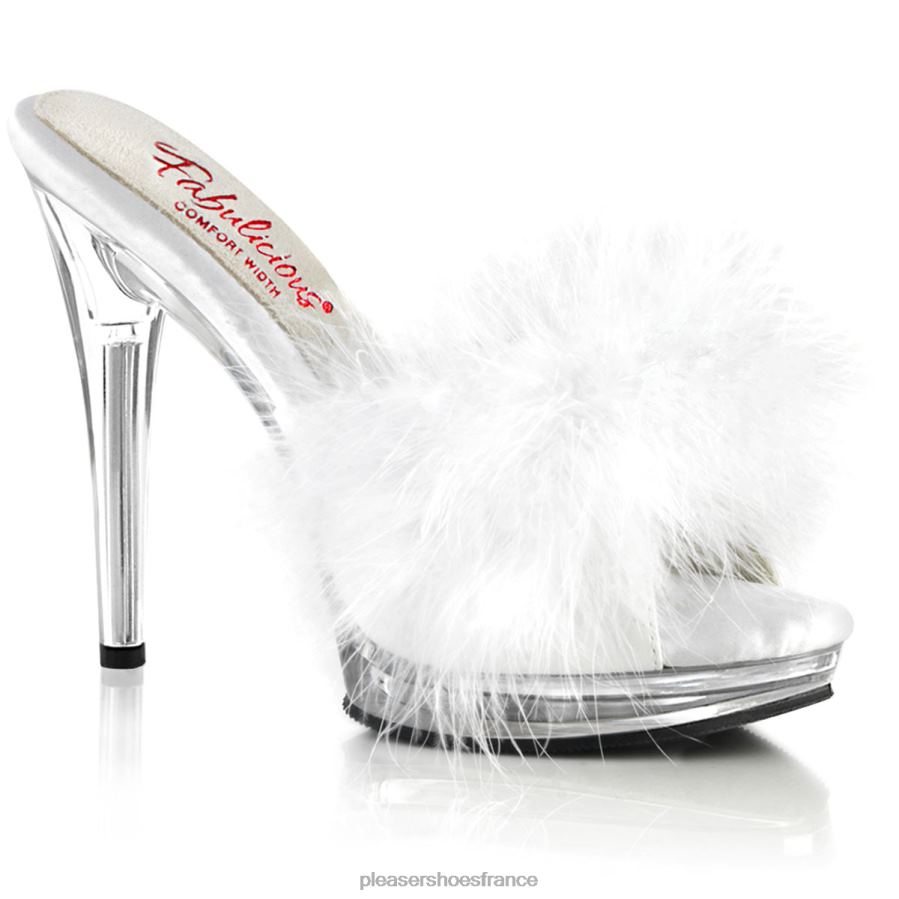 H4842420 gloire-501f-8 Pleaser Shoes blanc/clair