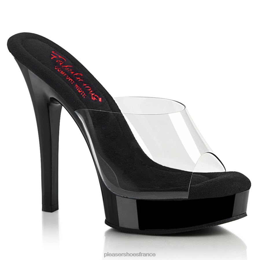 H4842426 majesté-501 Pleaser Shoes clair/noir