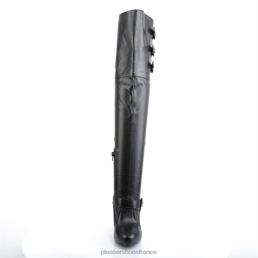 H4842454 diva-3006x Pleaser Shoes simili cuir noir