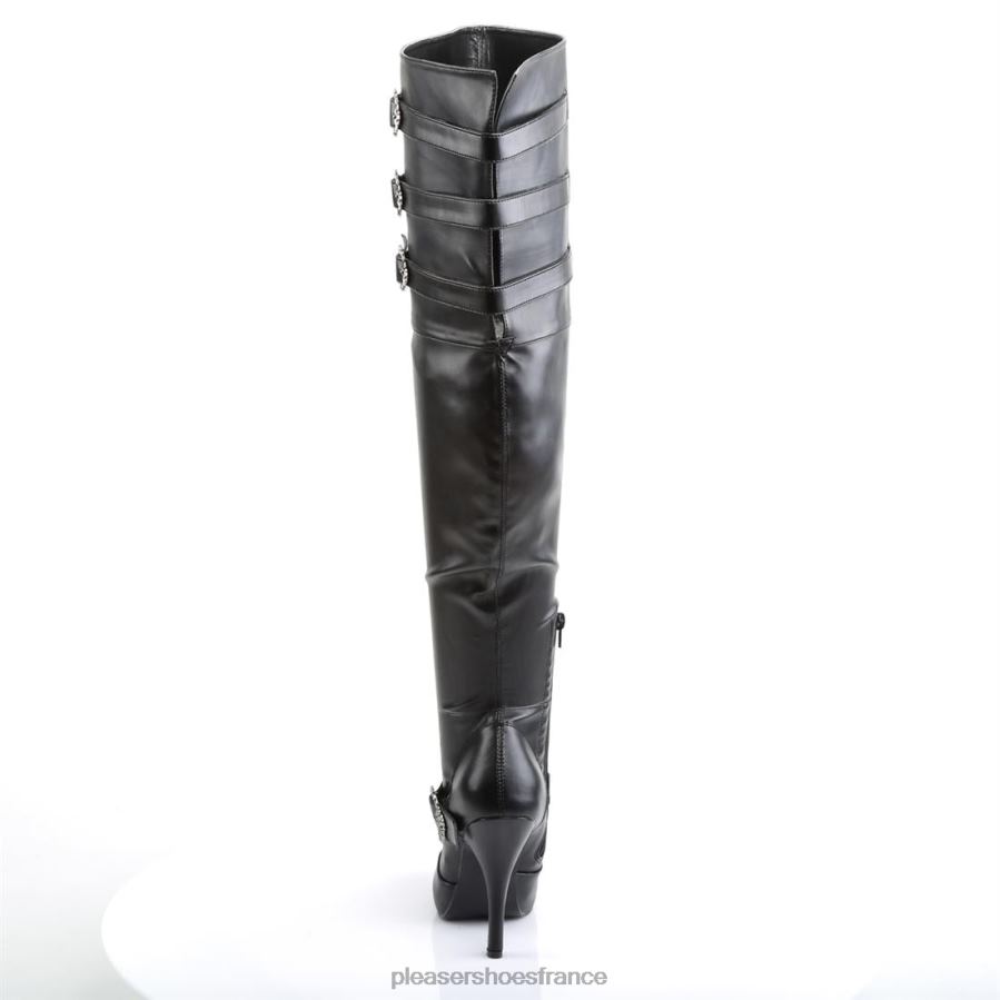 H4842454 diva-3006x Pleaser Shoes simili cuir noir