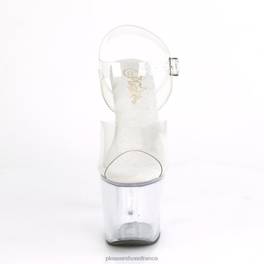 H4842168 poignée de fer-708 Pleaser Shoes clair