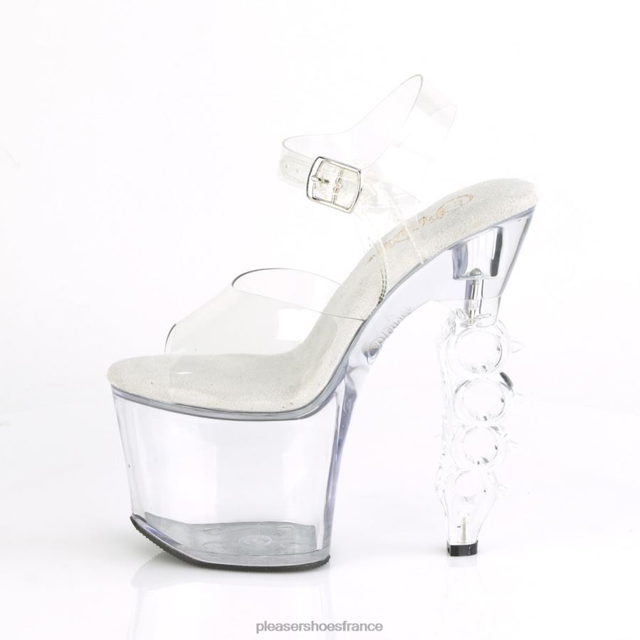 H4842168 poignée de fer-708 Pleaser Shoes clair