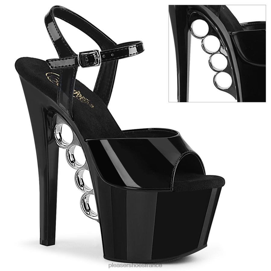 H4842173 coups de poing-709 Pleaser Shoes noir