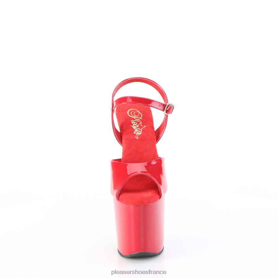 H48423 engouement-809 Pleaser Shoes rouge