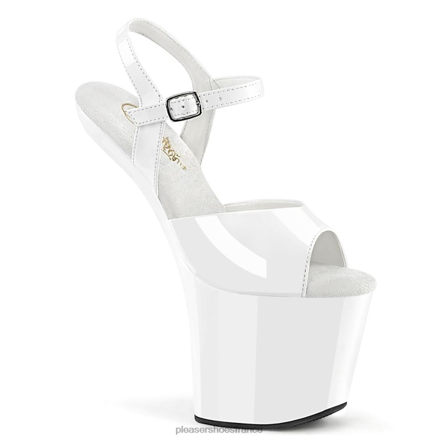 H48424 engouement-809 Pleaser Shoes blanc