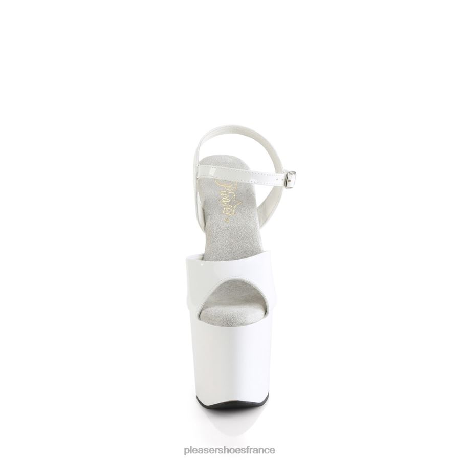 H48424 engouement-809 Pleaser Shoes blanc