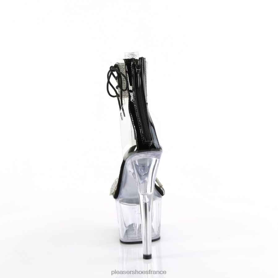 H4842226 adore-727rs Pleaser Shoes noir/clair