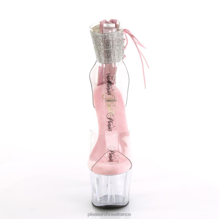 H4842233 adorer-724rs Pleaser Shoes rose bébé/transparent