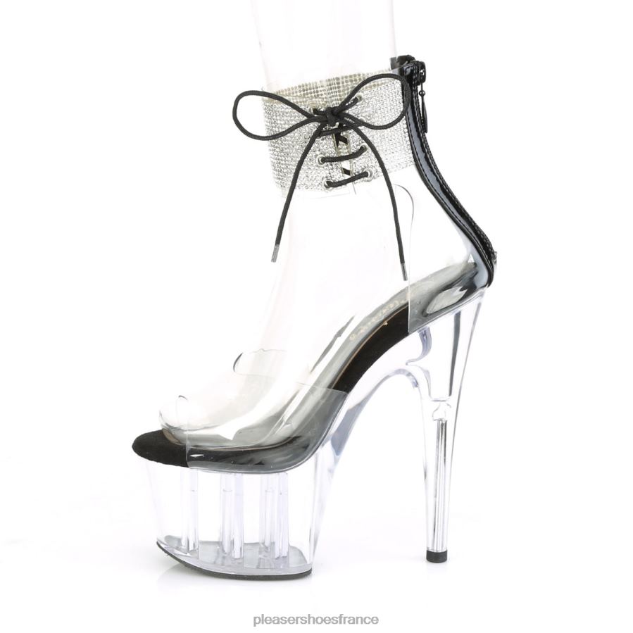 H4842234 adorer-724rs Pleaser Shoes noir/clair