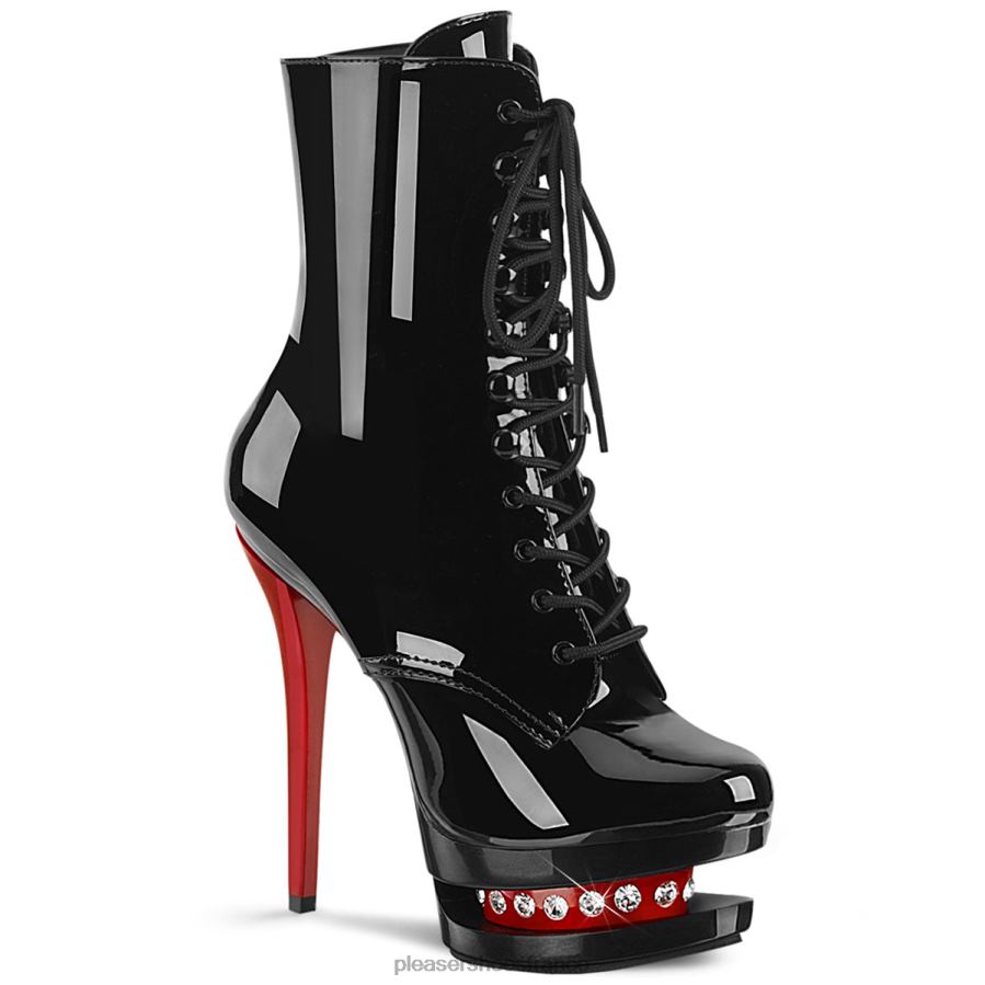 H4842236 blondie-r-1020 Pleaser Shoes noir rouge