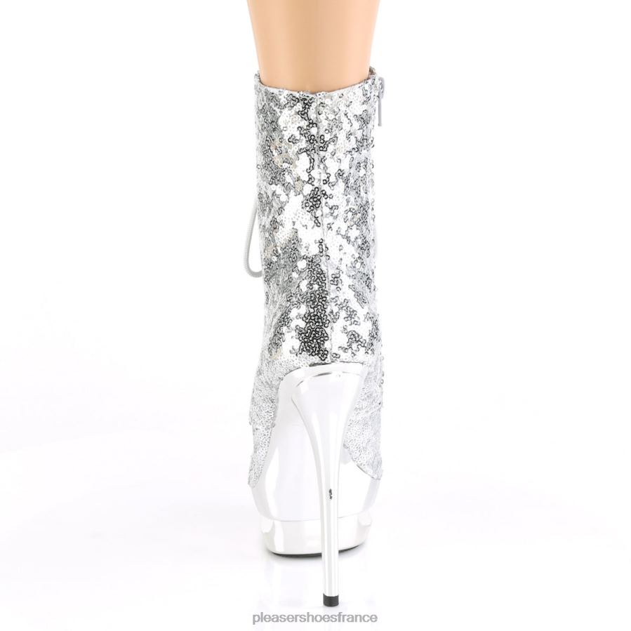 H4842242 blondie-r-1020 Pleaser Shoes argent/argent chromé