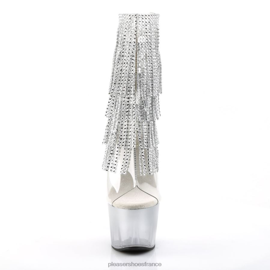 H4842244 adore-1017rsft Pleaser Shoes clair/argent