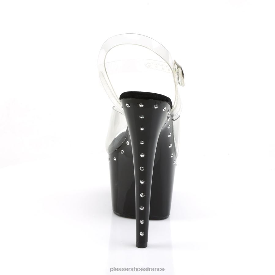 H4842261 adore-708ls Pleaser Shoes clair/noir