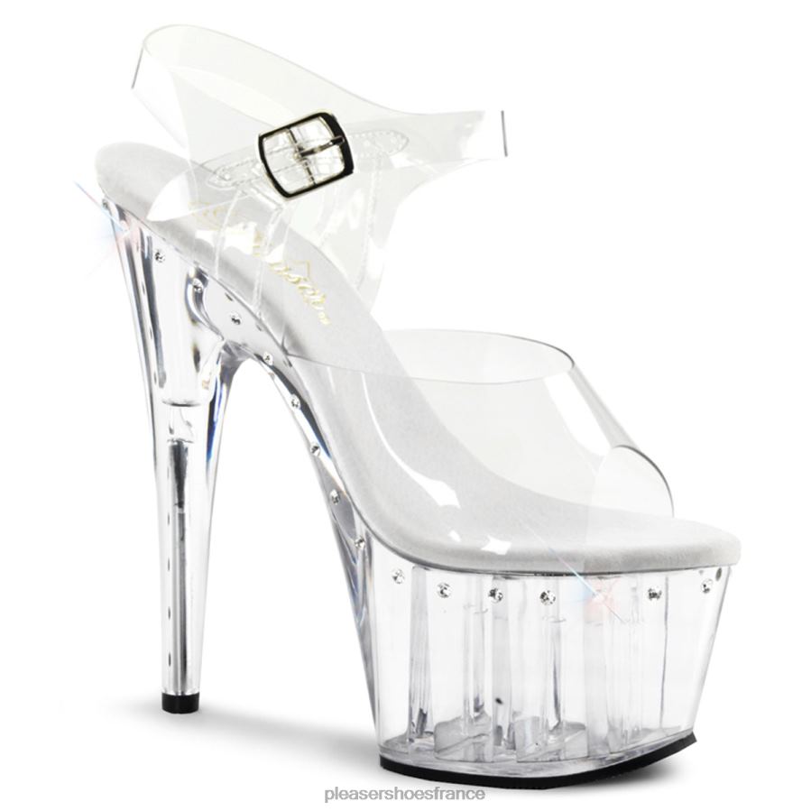 H4842262 adore-708ls Pleaser Shoes clair