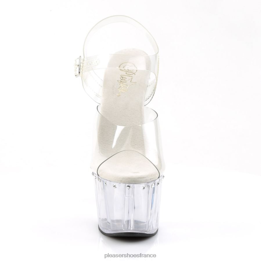 H4842262 adore-708ls Pleaser Shoes clair