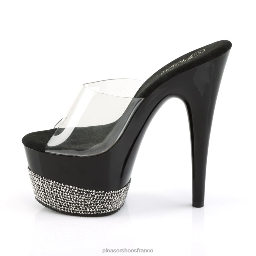 H4842272 adorer-701-3 Pleaser Shoes clair/noir