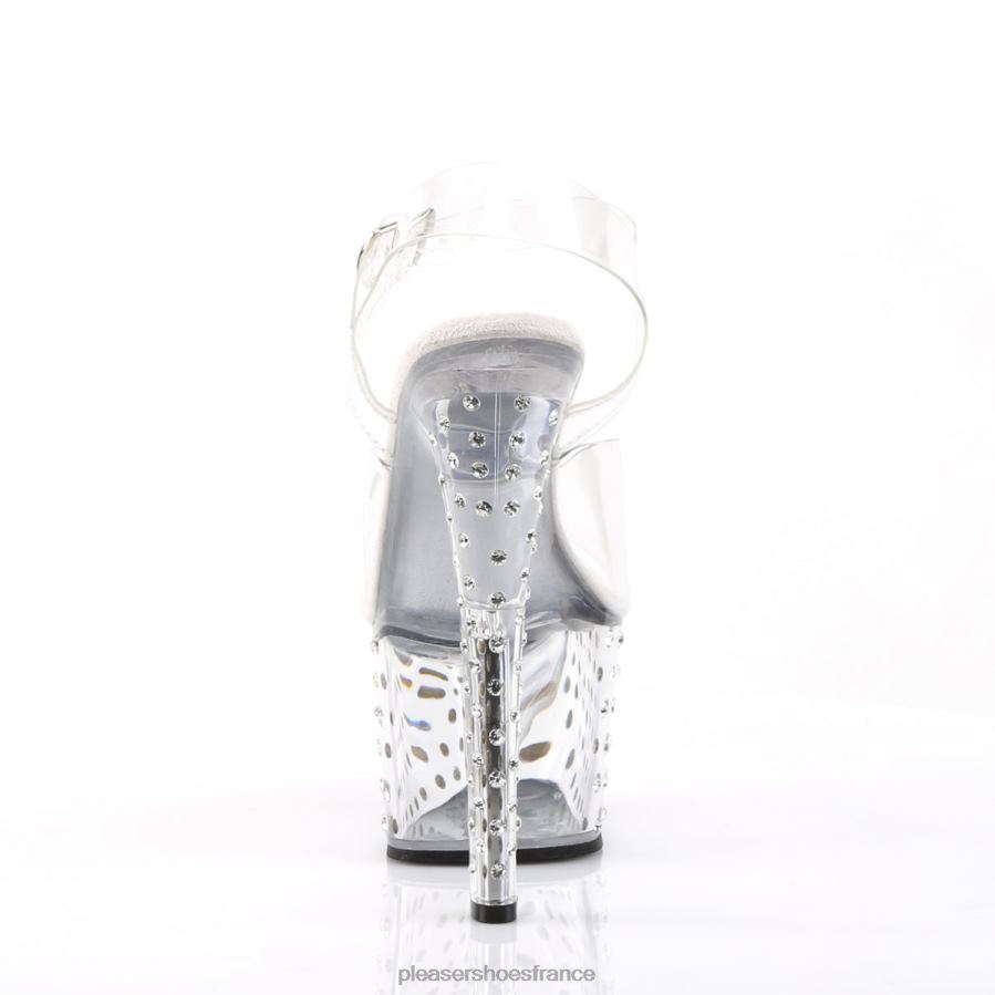 H4842290 poussière d'étoiles-708 Pleaser Shoes clair