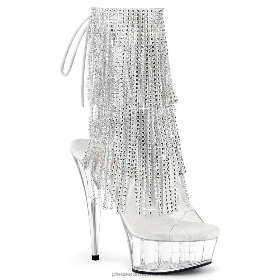 H4842300 délice-1017rsf Pleaser Shoes argent/clair